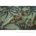 Rayon Polyester Slub Tencel Like Print Fabric